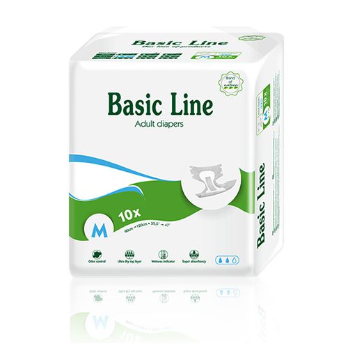 Paquete pañal Basic Line 10 ud