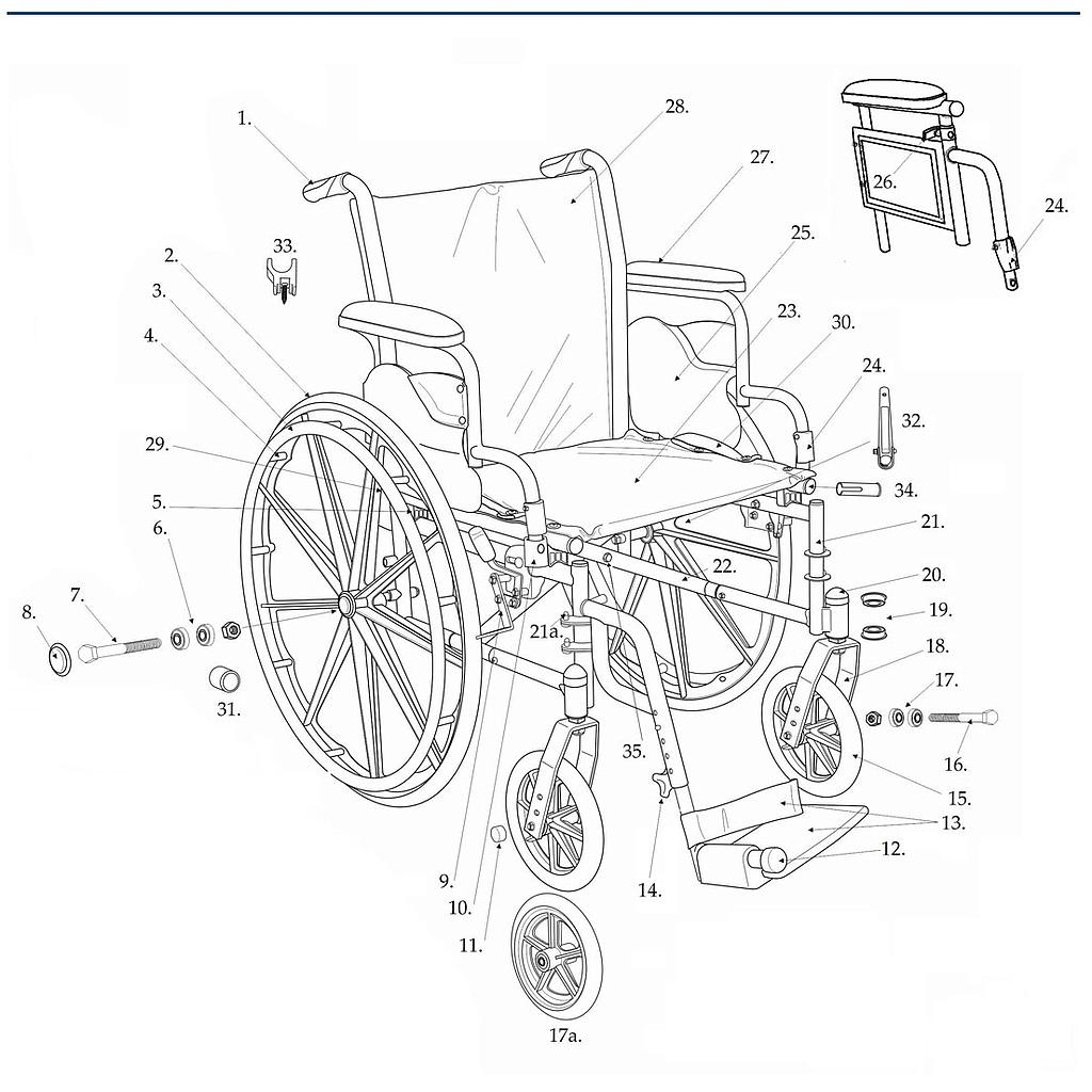 progenie dar a entender circuito Apoya pie de plástico para silla de ruedas derecho | Equipo Medico Montes  de Oca