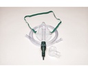 Mascarilla de oxígeno con banda elástica  tipo Venturi adulto con tubo de suministro